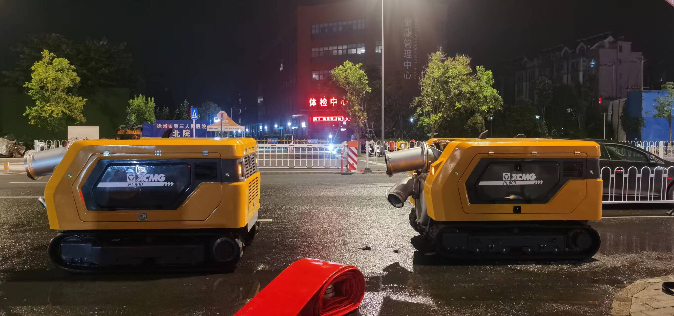 徐工排澇機器人緊急馳援，多處澇區(qū)“治水先鋒”